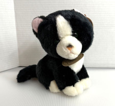 Yomiko Classics Calico Cat Kitten Tuxedo Black  White Stuffed Animal Plush NWT