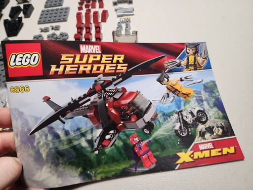 LEGO X-Men Wolverine's Chopper Showdown (6866) - 100% Complete - Deadpool - Picture 10 of 11