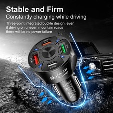 Certified and Secure Car Charger USB Adapter for For phone Fast Charge