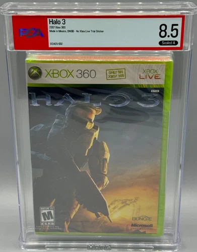 Halo 3 Do Not Sell Before DNSB Microsoft Xbox 360 Sealed New PSA 8.5 A NOT WATA