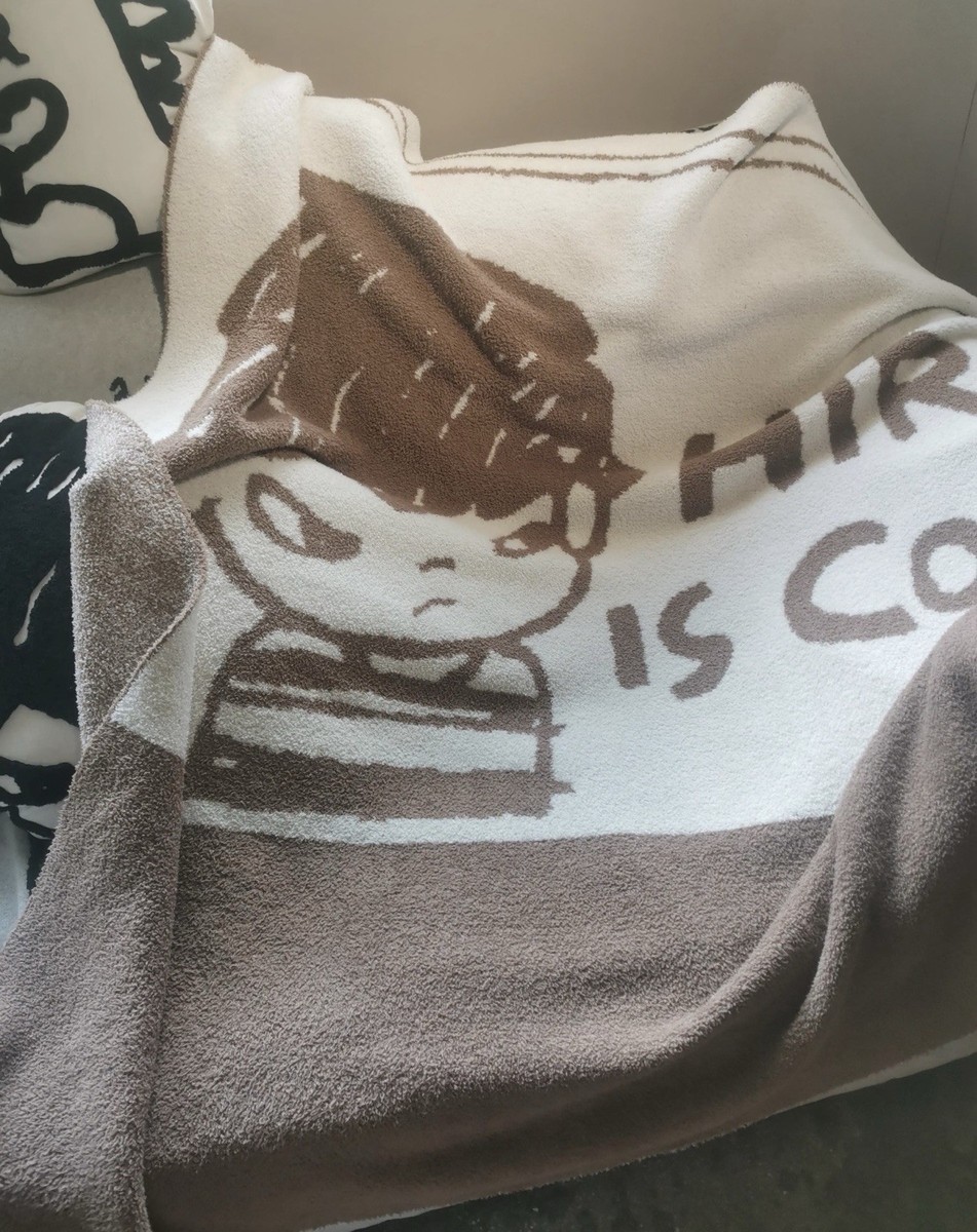 Pop Mart Hirono Is Coming Special Blanket Chengdu City Special