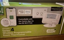 ESI Series 4 ESRTP4RFW Programmable Room Thermostat, White