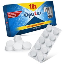 10x Oputec Pastiglie Pulizia Macchina da Caffè Sgrassatore Tabs Macchina da Caffè