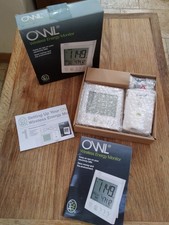 OWL Wireless Energy Monitor-Instructions-Boxed- Unused-Ex Condition 