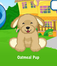 Webkinz Oatmeal Pup Virtual PET Adoption Code Only Messaged