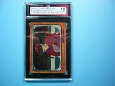2002/03 TOPPS HERITAGE CHROME PARALLEL HOCKEY CARD 63 SERGEI FEDOROV KSA 10 /667
