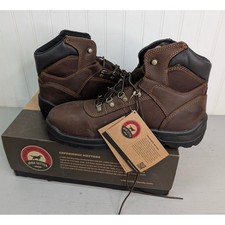 Irish Setter Ely Safety Toe Boots 83618 Men's 10.5 D Brown Leather Waterproof 6