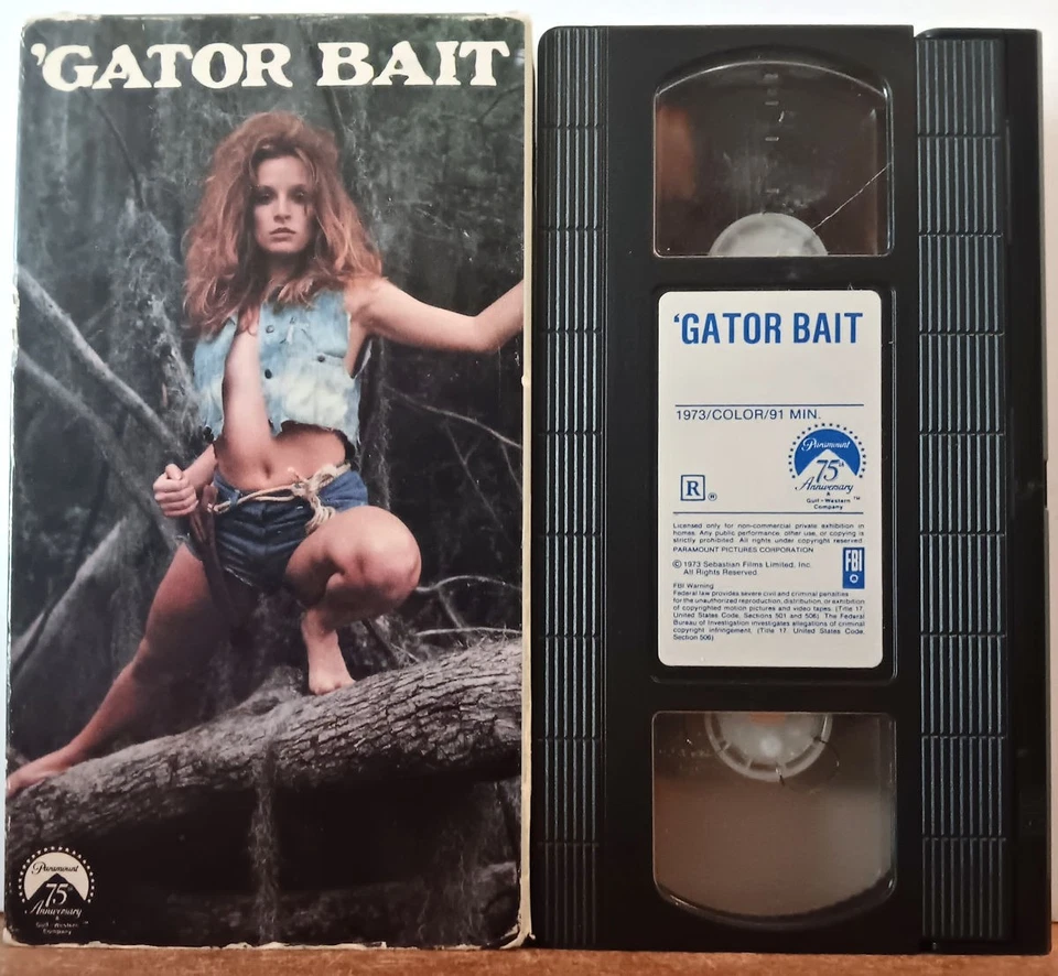 Gator Bait 1973 VHS - Claudia Jennings - RARE EXPLOITATION - OOP Foto 3 de 4