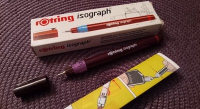 ROTRING  Isograph  0,13  mm  Tuschefüller  Technical Pen