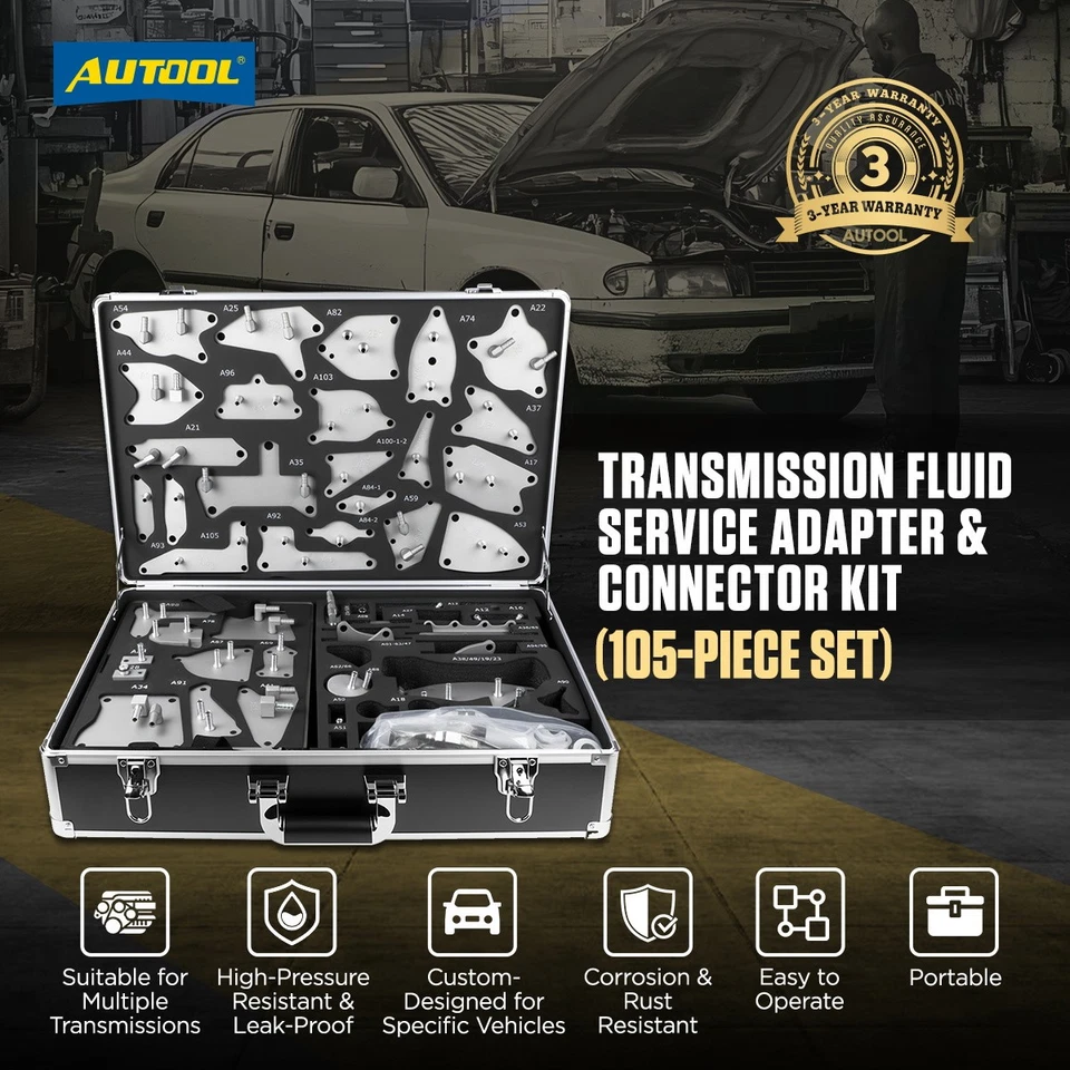 Automatic Transmission Gearbox Oil Filling Change Adapter Special Connector Kit - Image 2 of 4