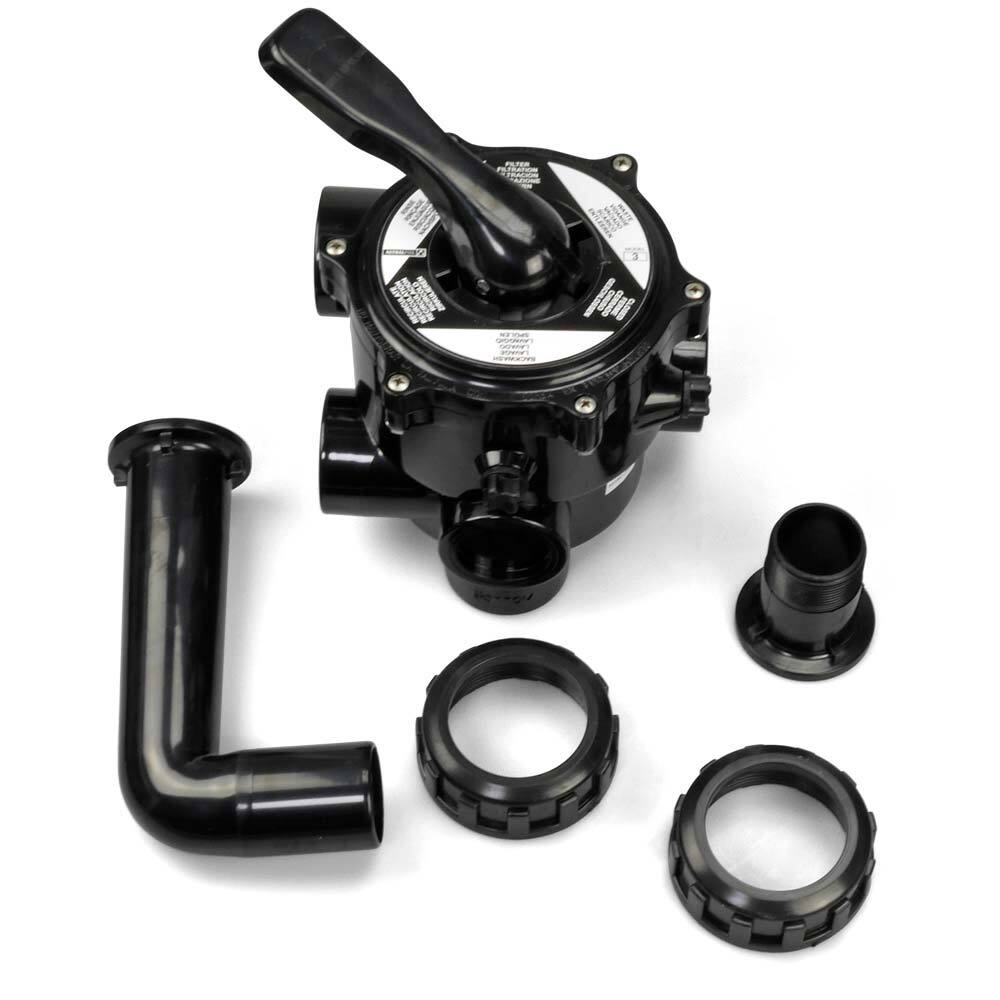 Válvula Original De 6 Vías De Astral Pool Para Filtro De Piscina En Negro 1 1/2'' Ig