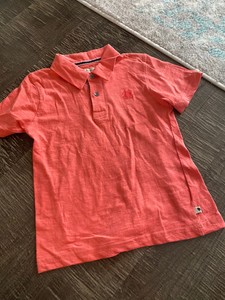 baby boy orange shirt