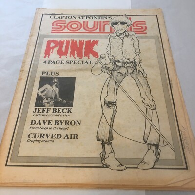 Sounds Early Punk July 17th 1976 Plus Jeff Beck Dave Byron Curved Air And More