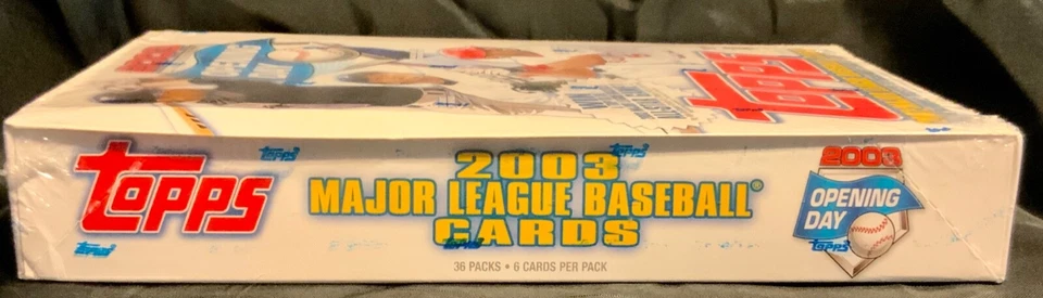 2003 TOPPS OPENING DAY BASEBALL BOX 36 PACKS FACTORY SEALED HOBBY - Image 3 of 3