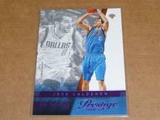 2014/15 Panini Prestige JOSE CALDERON PURPLE BONUS SHOTS MAVERICKS /49 J4767