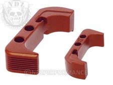 for Glock GEN 4 5 Mag Release Extended Red Pick Lasered Image Available
