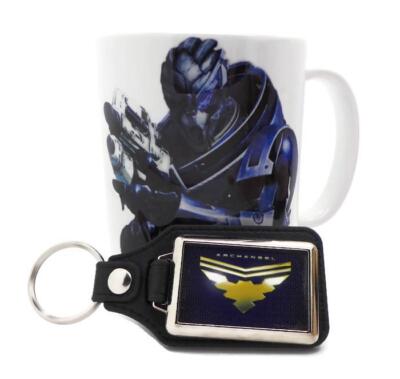 GARRUS VAKARIAN KALIBRIERUNGEN ZITATBECHER UND SCHLÜSSELRING GESCHENKSET MASSENEFFEKT