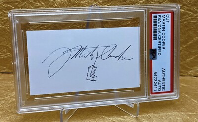 Martin Cooper Autograph Invented the Cell Phone PSA/DNA Signed