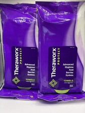 2-pack Theraworx Protect Advanced Hygiene Barrier System 8 Towels Exp:2026