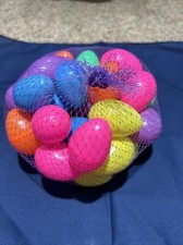 Approximately 41-42 Plastic Small Empty Easter Eggs Fillable for Easter Hunt.
