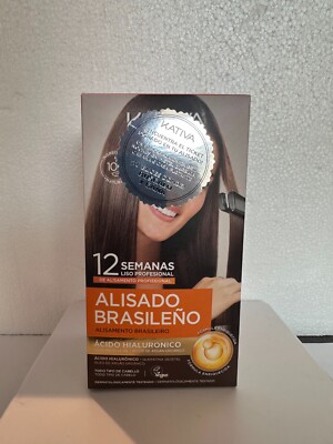 Kativa Brazilian Straightening Kit 12 Weeks of Home Use Professional Keratin