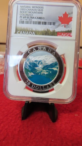 2003 CANADA $20 - NATURAL WONDERS: ROCKY MOUNTAINS - NGC PF69