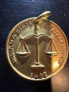 INDIANA STATE BAR ASSOCIATION PENDANT 1962