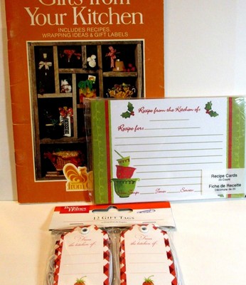 Gifts From Your Kitchen Cookbook Current W Christmas Recipe Cards