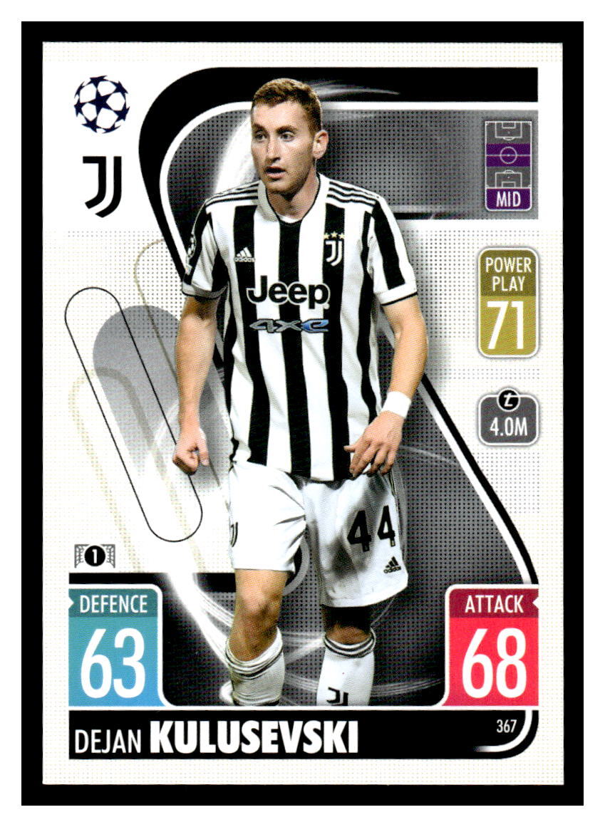 2021 Topps Match Attax Champions & Europa League #367 Dejan Kulusevski