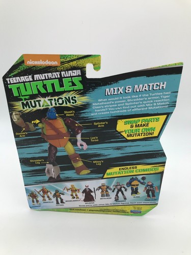 Teenage Mutant Ninja Turtles TMNT Action Figure Mutations Mix & Match SLASH - Picture 3 of 7