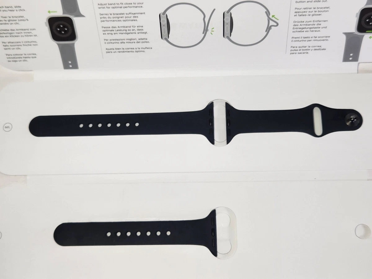Original Sport Band for Apple Watch 7 41mm Midnight OEM Authentic