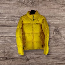 Ralph Lauren Polo Jeans Co. Vintage Puffer Down Jacket Coat Yellow Medium