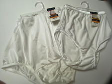Vanity Fair Pair Perfectly Yours Illumination White Briefs 7/L NWT Briefs