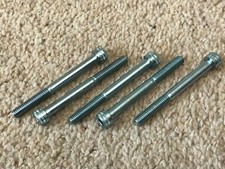 5 X HOLO KROME M6 60MM ALLEN SOCKET HEAD CAP PART THREADED SCREWS BOLTS ZINC