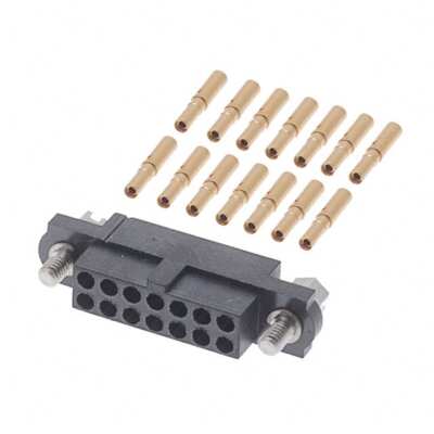 CONN RCPT 14POS CRIMP 24-28AWG