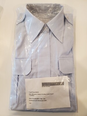 Women's Dress Blue Shirt US COAST GUARD USCG 12.5x36x30/31 | eBay Women's Dress Blue Shirt US COAST GUARD USCG 12.5x36x30/31 | eBay