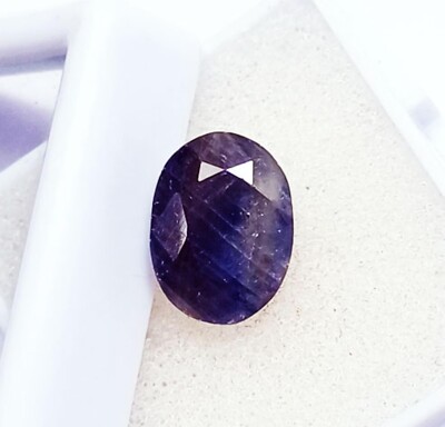 100% Natural Blue Sapphire 4.30 Ct Certified Loose Gemstone With Free Gift
