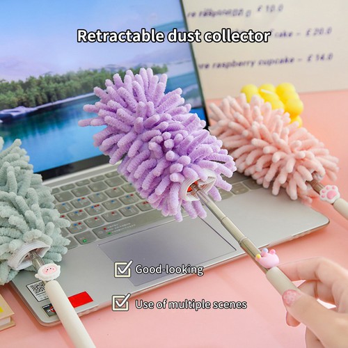 Dust Brush Cartoon Design Clean Practical Chenille Dust Cleaner Multi