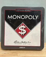Monopoly Nostalgia Edition Collectible Tin Vintage 1937 Classic Board Game NEW!