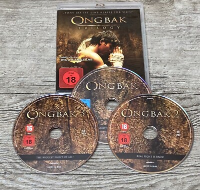    ONG BAK TRILOGY COLLECTION  [TRILOGIE 1+2+3 BLU-RAY FSK18 VERSION]