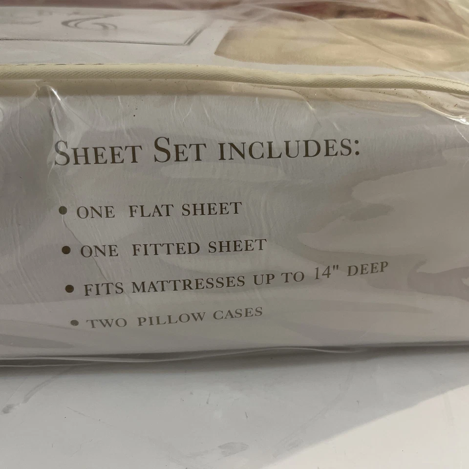 Renaissance King sheet Set 230 threads 100% Cotton Jacquard Border JLA Home - Изображение 4 из 4