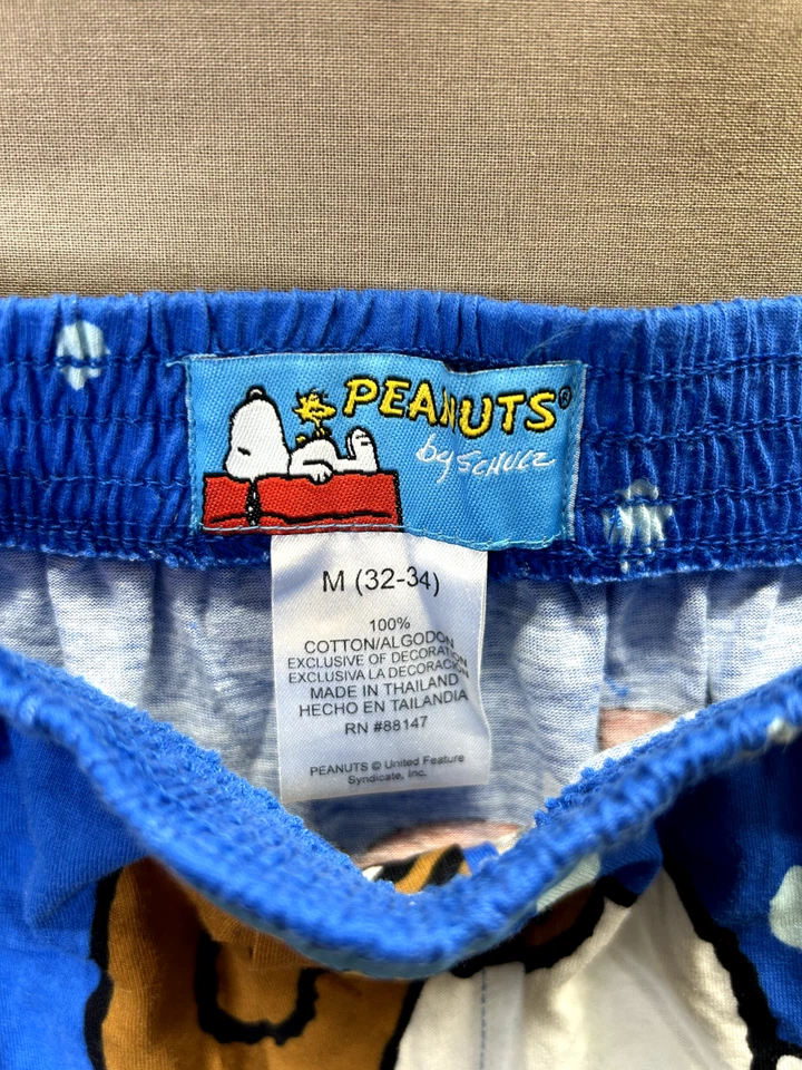 3 винтажных мужских боксерских шорта United Brand International Flintstones Snoopy размер M - Изображение 3 из 4