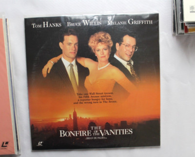 THE BONFIRE OF THE VANITIES laserdisc LD WIDESCREEN TOM HANKS *BUY MORE AND SAVE