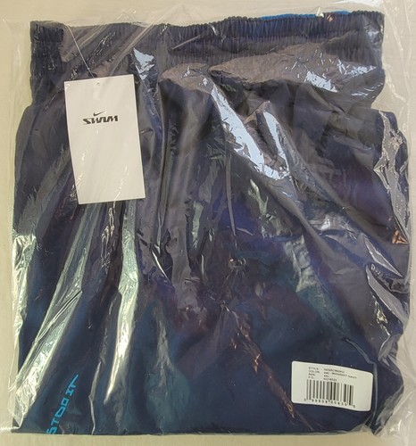 Nike Men's Swim Shorts 4XL Split Breaker Volley Trunks Navy Blue Just do it New - Picture 8 of 8