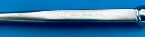 Sasaki ORBIT GLOSSY Dinner Fork 8 1/8" Ward Bennett Designs Stainless Flatware - Picture 4 of 12