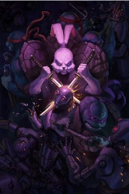 TMNT Usagi Yojimbo Wherewhen #1 - IDW - 2023 - AARON BARTLING VARIANT