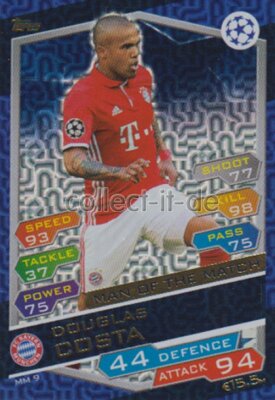 TOPPS Champions League 2016/17 - MM 9 - Douglas Costa - Man of the Match