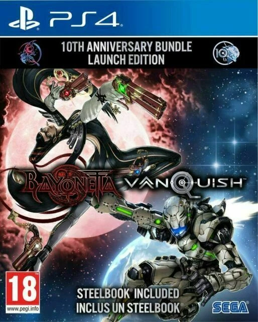 Bayonetta & Vanquish - 10th Anniversary Bundle Launch Edition (Sony PlayStation 4, 2020)