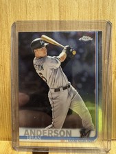 Topps 2019 Chrome Brian Anderson #12 Miami Marlins Baseball Trading Card