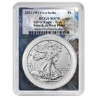 2021 (W) $1 1-oz T-2 American Silver Eagle PCGS MS70 FS Eagle Frame